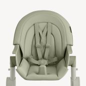 High chair with softgoods