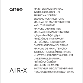 Maintenance manual Anex® Air-X ‒ preview