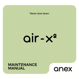 Maintenance manual Anex Air-X² ‒ preview