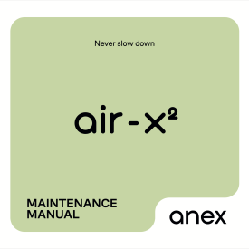 Maintenance manual Anex® Air-X² ‒ preview