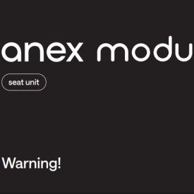 Warning Anex Modu Seat Unit ‒ preview
