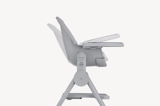 Adjustable recline for high chair